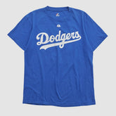 Los Angeles Dodgers Majestic 2000s T-shirt Blue Vintage