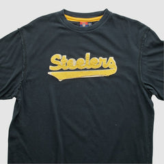 Pittsburgh Steelers Reebok 2000s T-shirt - Black Vintage on sale
