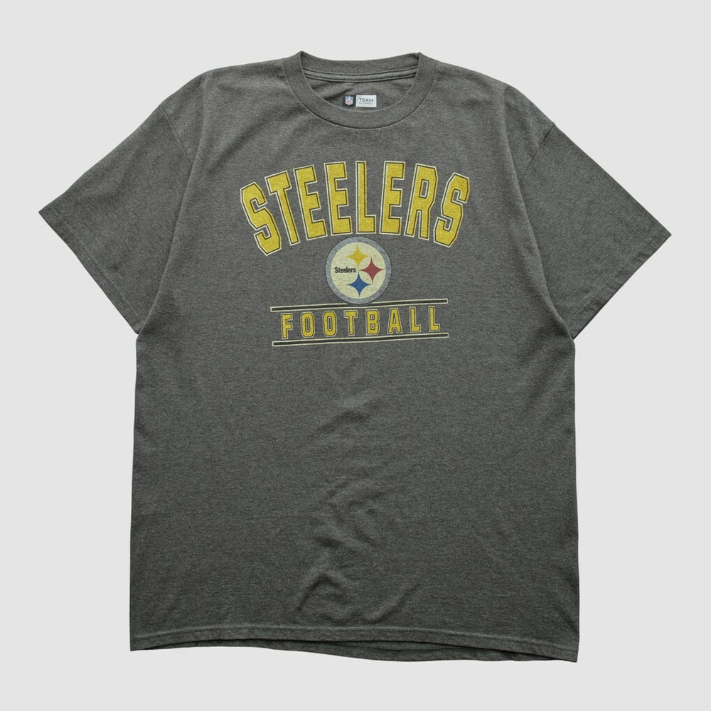 Pittsburgh Steelers NFL 2010s T-shirt - Dark Heather Gray Vintage on sale