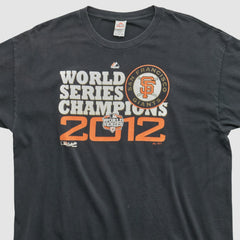 San Francisco Giants Alstyle 2012 T-shirt Black Vintage