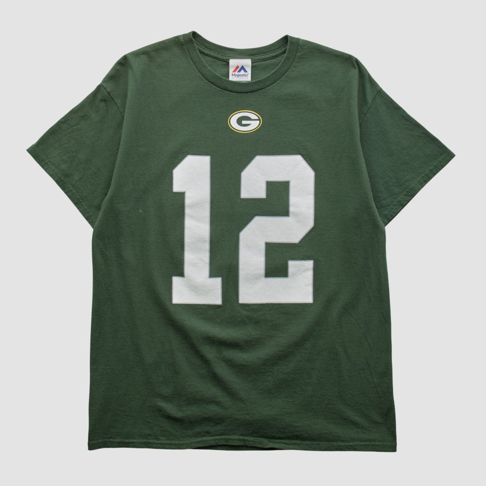 Green Bay Packers Majestic 2000s T-shirt - Green Vintage sale
