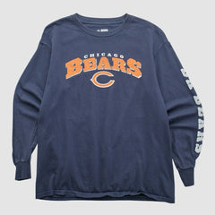 Chicago Bears NFL 2010s Long Sleeve T-shirt - Navy Vintage for sale