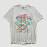 World Series Fruit of The Loom 1988 T-shirt White Vintage