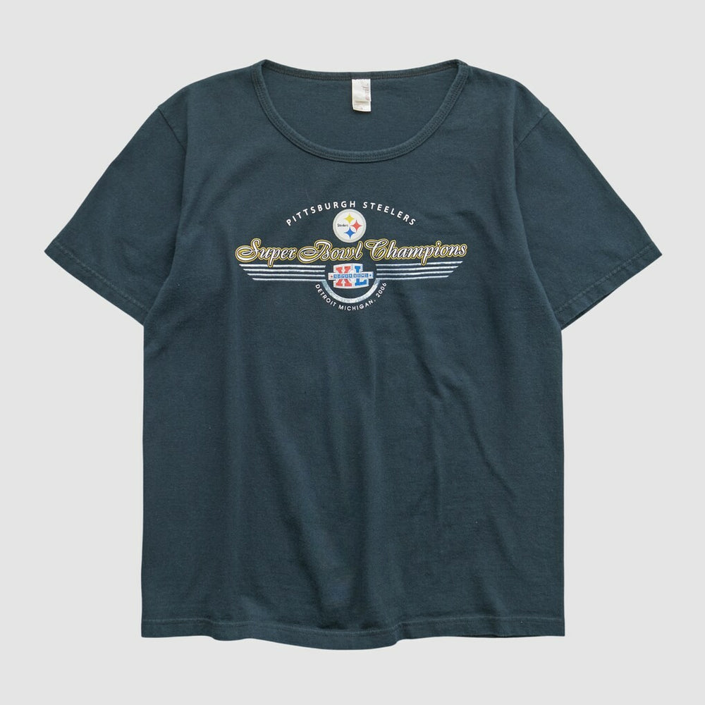 Pittsburgh Steelers Anvil 2006 T-shirt - Navy Vintage online