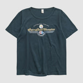 Pittsburgh Steelers Anvil 2006 T-shirt - Navy Vintage online