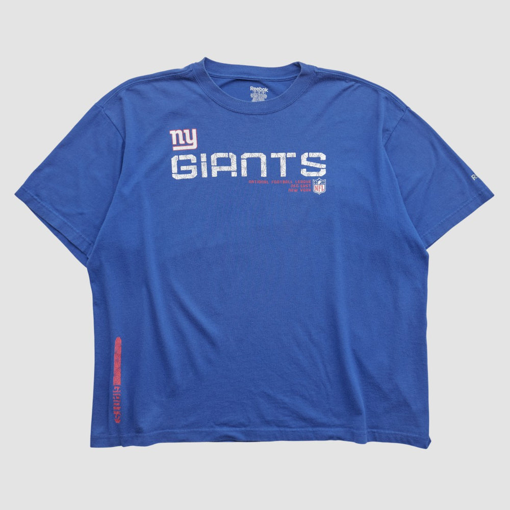 New York Giants Reebok 2000s T-shirt - Blue Vintage on sale