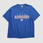 Texas Rangers Lee Sport 2000s T-shirt Blue Vintage