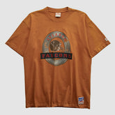 Atlanta Falcons Nutmeg Mills 90s T-shirt - Clay Vintage discount