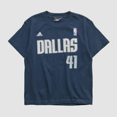 Dallas Mavericks 2010s T-shirt sale - Navy Vintage cheap