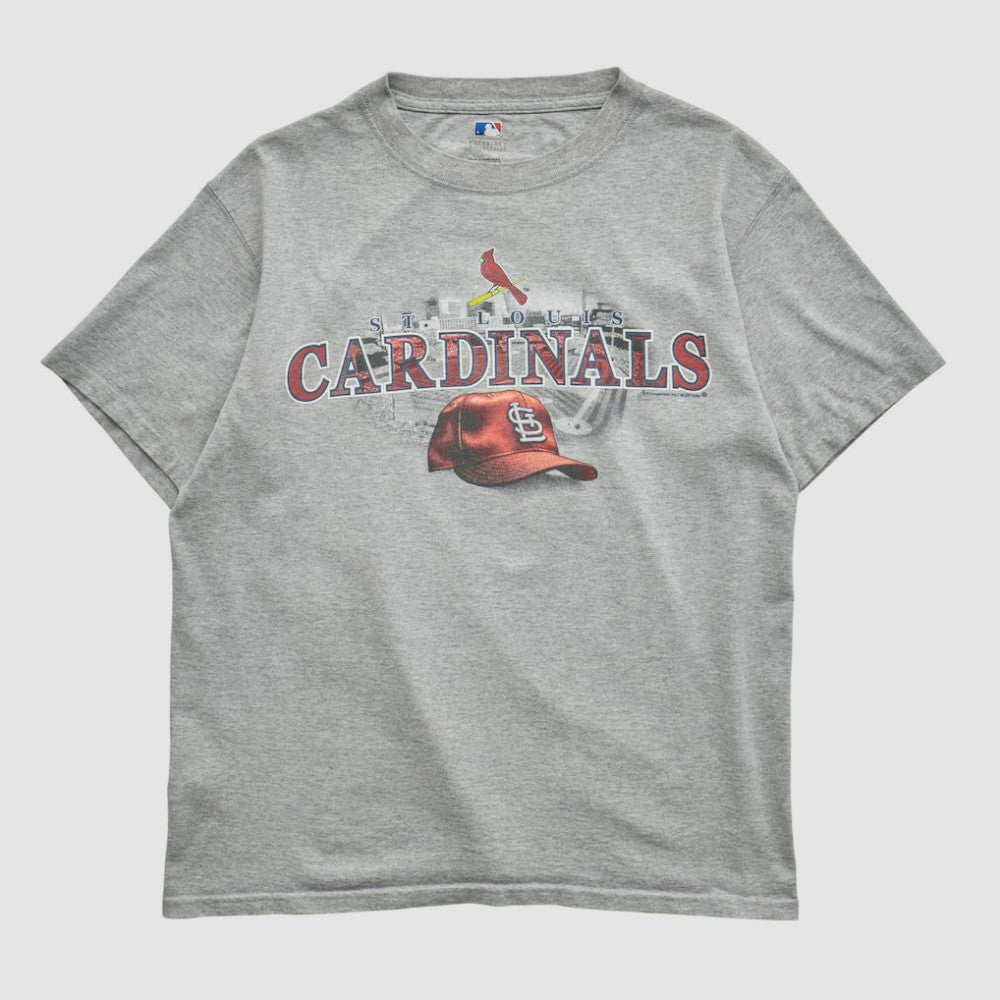 St. Louis Cardinals Majestic 2009 T-shirt Heather Gray Vintage