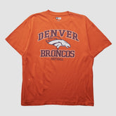 Denver Broncos NFL 2010s T-shirt - Orange Vintage cheap