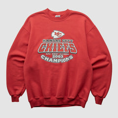 Kansas City Chiefs Jerzees 2003 Pullover Sweatshirt - Red Vintage sale