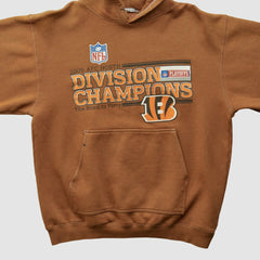 Cincinnati Bengals 2005 Hooded Pullover Sweatshirt - Clay Vintage sale
