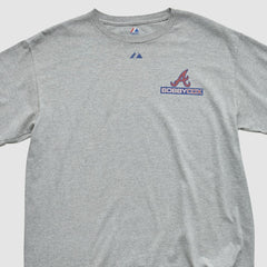 Atlanta Braves Majestic 2010 T-shirt Heather Gray Vintage