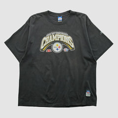 Pittsburgh Steelers Reebok 2005 T-shirt - Black Vintage for sale