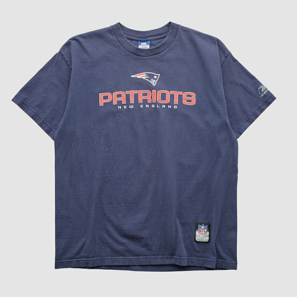 New England Patriots Reebok 2000s T-shirt - Navy Vintage cheap