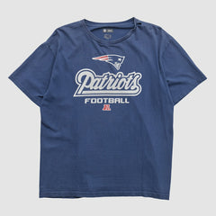 New England Patriots NFL 2010s T-shirt - Navy Vintage on sale