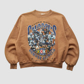 Denver Broncos Hanes 1998 Pullover Sweatshirt - Clay Vintage for sale