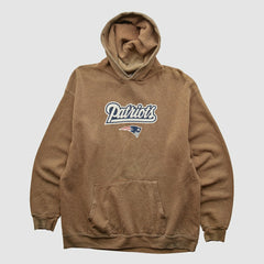 New England Patriots NFL 2000s Hooded Pullover Sweatshirt - Clay Vintage discount