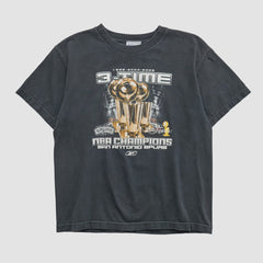 San Antonio Spurs Reebok 2005 T-shirt - Black Vintage outlet