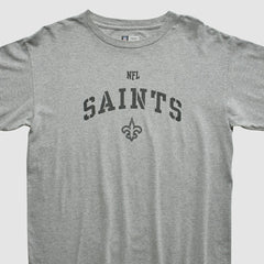 New Orleans Saints NFL Long Sleeve T-shirt - Heather Gray Vintage outlet