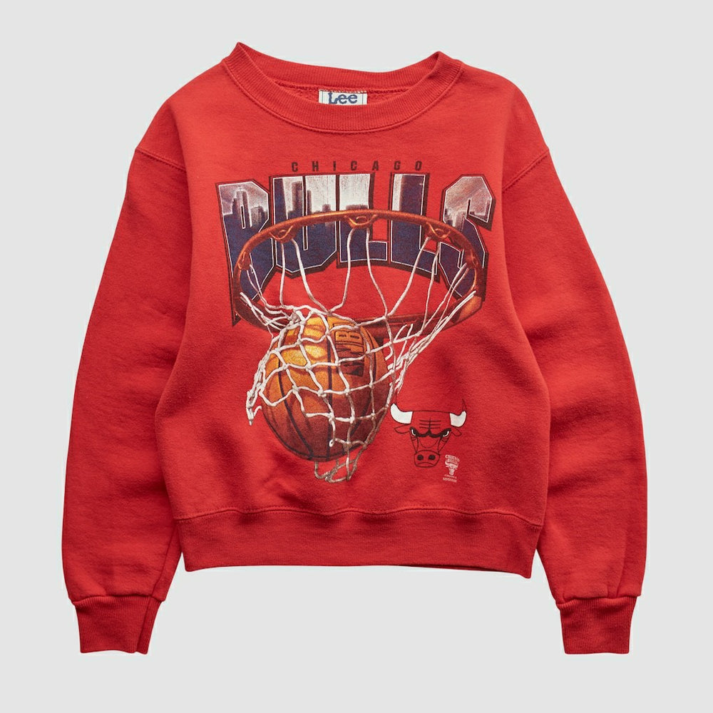 Chicago Bulls Lee Apparel 90s Pullover Sweatshirt - Red Vintage discount