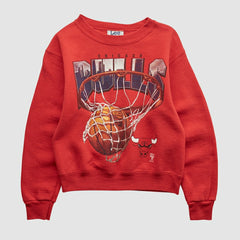Chicago Bulls Lee Apparel 90s Pullover Sweatshirt - Red Vintage discount