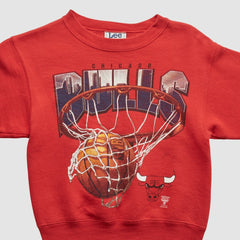 Chicago Bulls Lee Apparel 90s Pullover Sweatshirt - Red Vintage discount