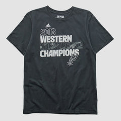 San Antonio Spurs 2013 T-shirt - Black Vintage sale