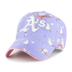 Athletics Girls Youth Unicorn Clean Up Adjustable Hat Lavender
