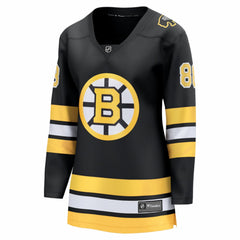 David Pastrnak Boston Bruins Fanatics Women's Home Breakaway Jersey - Black Jerseys