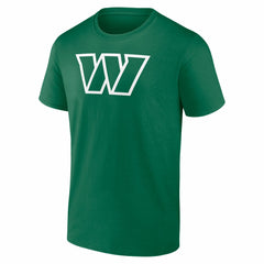 Jayden Daniels Washington Commanders St. Patrick's Day Icon Name & Number T-Shirt - Green outlet
