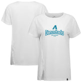 Arizona Diamondbacks Levelwear Women's Blue Haven Influx Cornerstone T-Shirt White
