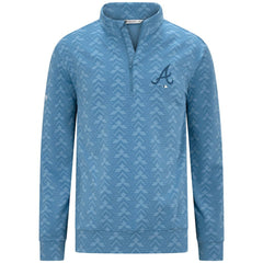 Atlanta Braves Levelwear Chameleon Quarter-Zip Pullover Blue