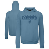 New York Mets Levelwear Mandate Tri-Blend Hoodie Blue