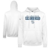 Milwaukee Brewers Levelwear Podium Hoodie White