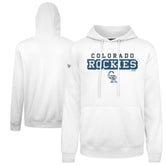 Colorado Rockies Levelwear Podium Hoodie White