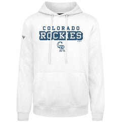 Colorado Rockies Levelwear Podium Hoodie White