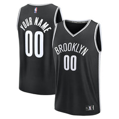 Brooklyn Nets Fast Break Custom Jersey - Icon Edition - Black shop