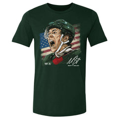 Matthew Boldy US Men's Hockey 500 Level Flag T-Shirt - Green T-shirts