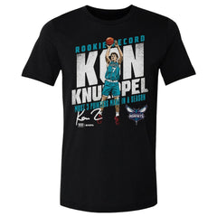 Kon Knueppel Charlotte Hornets 500 Level Rookie Three-Point Record T-Shirt - Black for sale