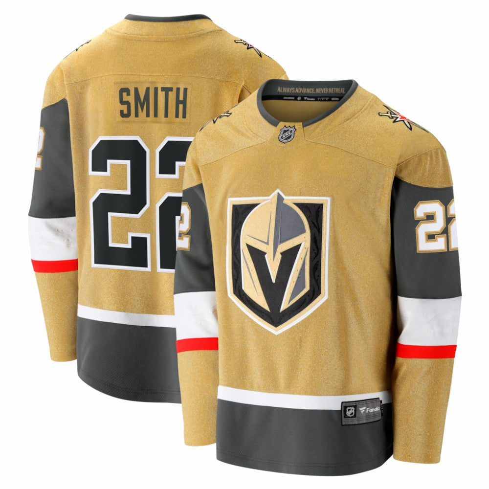 Cole Smith Vegas Golden Knights Fanatics Home Breakaway Jersey - Gold Jerseys