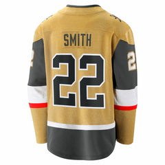 Cole Smith Vegas Golden Knights Fanatics Home Breakaway Jersey - Gold Jerseys