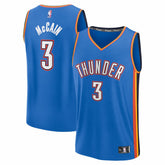 Jared McCain Oklahoma City Thunder Fast Break Replica Jersey - Icon Edition - Blue shop