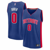 Jalen Duren Detroit Pistons Fast Break Replica Jersey sale - Icon Editi- Blue cheap