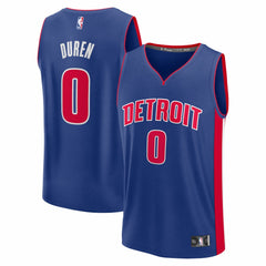 Jalen Duren Detroit Pistons Fast Break Replica Jersey sale - Icon Editi- Blue cheap