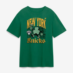 New York Knicks St. Patrick's Day Parade T-Shirt - Green on sale