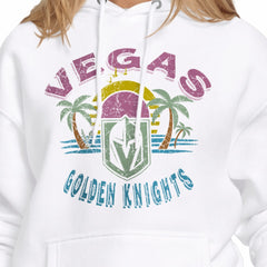 Vegas Golden Knights Starter Women's Tonal Beach Hoodie - White Hoodies