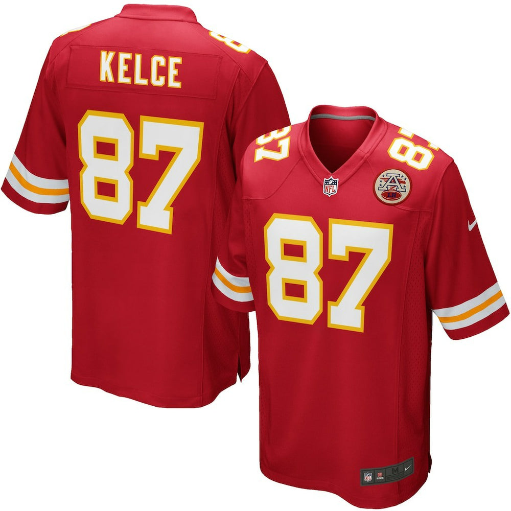 Travis Kelce Kansas City Chiefs Youth Game Jersey - Red sale