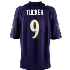 Justin Tucker Baltimore Ravens Youth Game Jersey - Purple sale